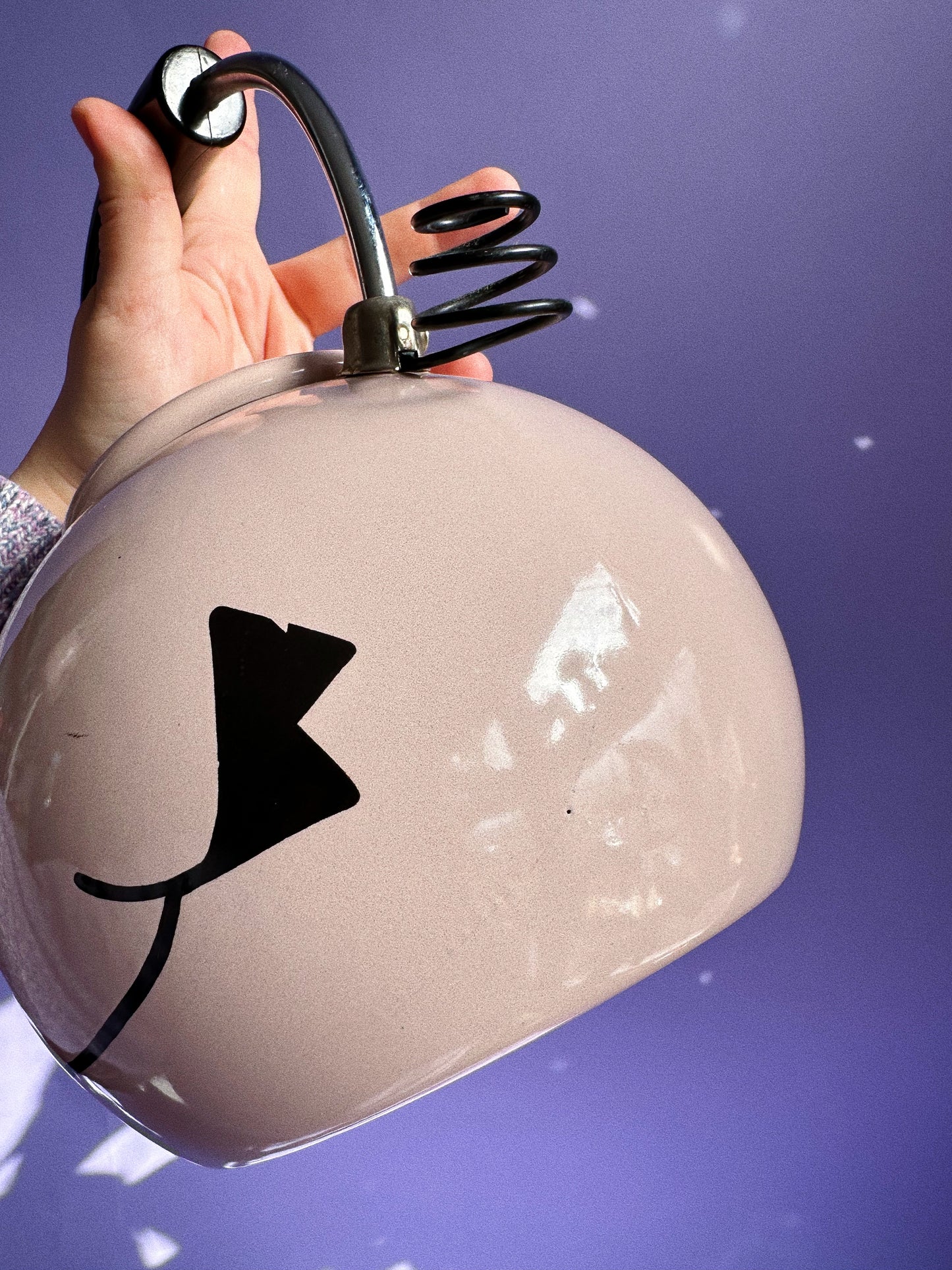 Vintage Kamenstein Pink Pig Whistling Teapot Tea Kettle Piggy Enamel