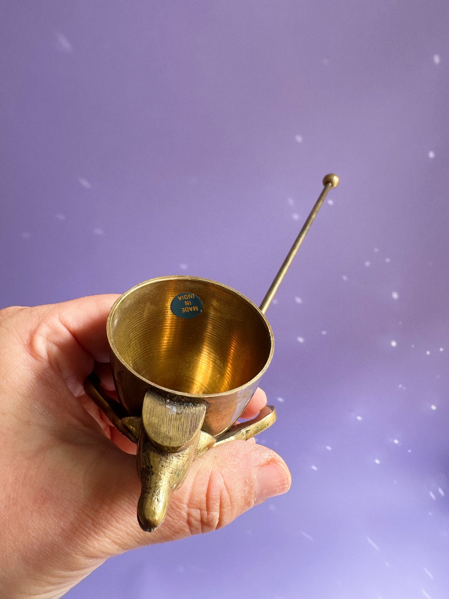 Vintage Brass Stag Deer Head Candle Snuffer Candle Extinguisher