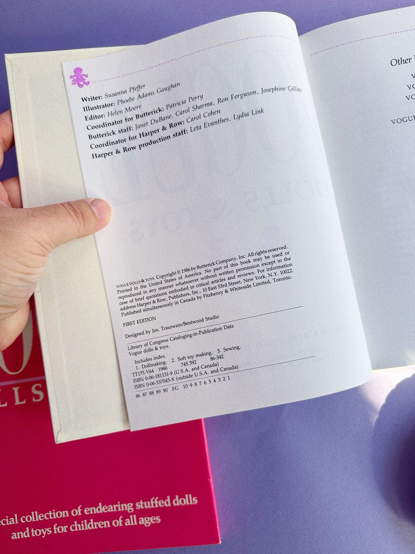 Vintage Vogue Dolls & Toys Hardcover Coffee Table Book