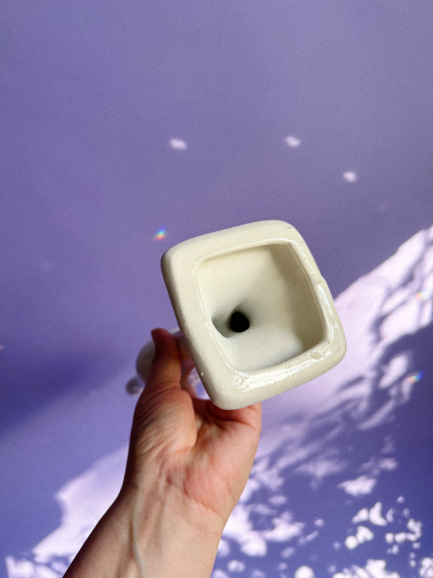 Vintage White Minimalist Post Modern Gazelle Statue