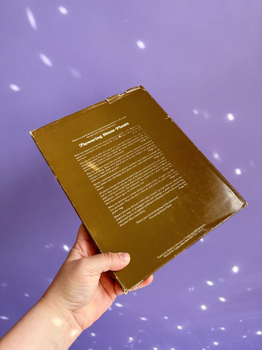 1971 Flowering House Plants Hardcover Book