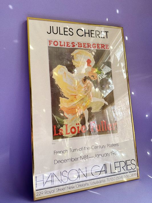 Jules Cheret Palais De Glace La Loie Fuller Wall Art Framed Prints Lithograph