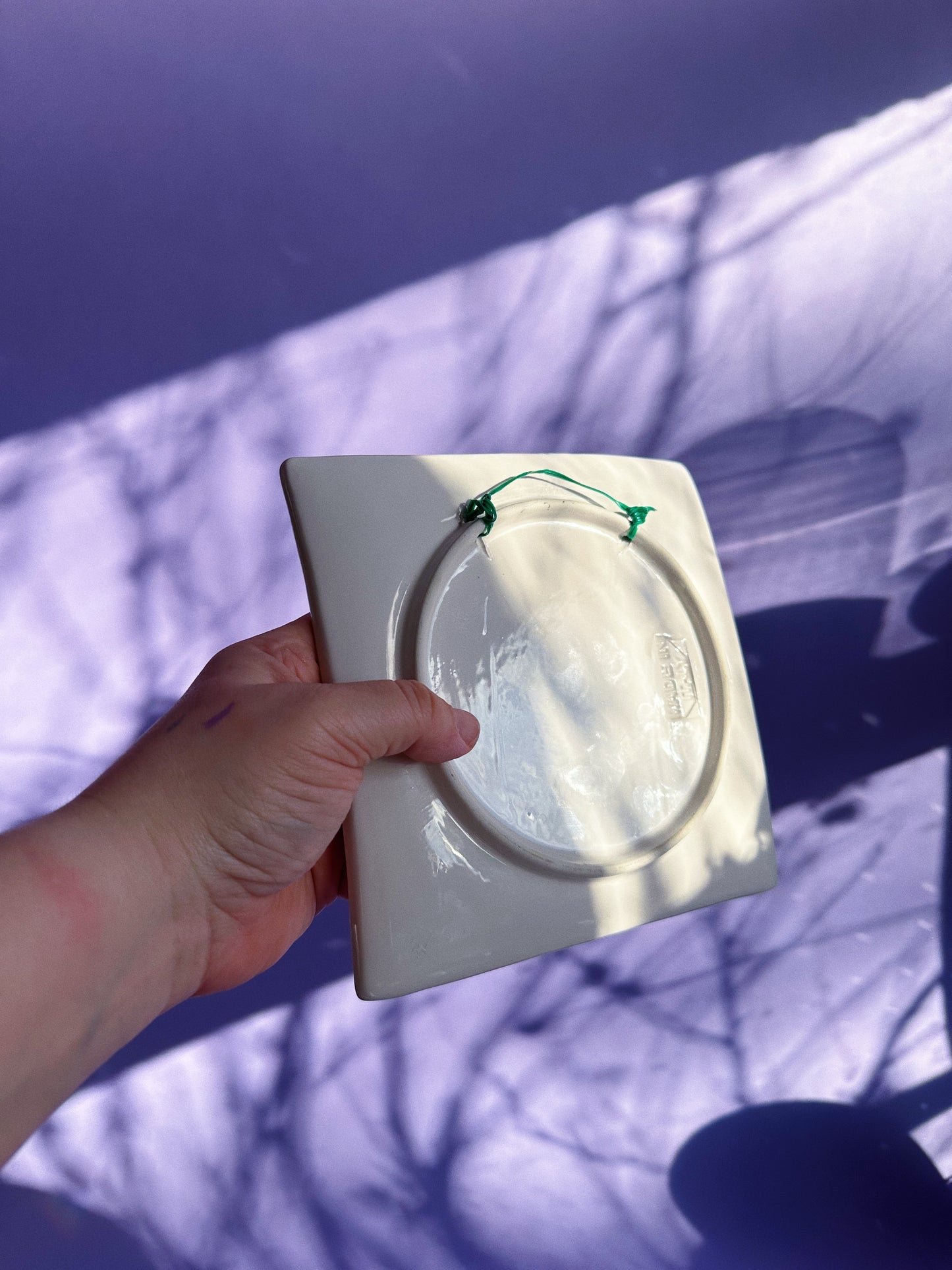 Vintage Italian Cherries & Lemons Porcelain Wall Hangings