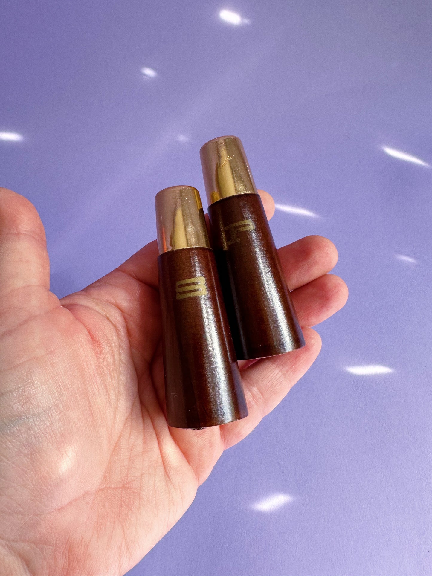 Small Vintage MCM Wood Salt & Pepper Shakers