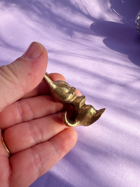Mini Vintage Brass Bunny Bottle Opener