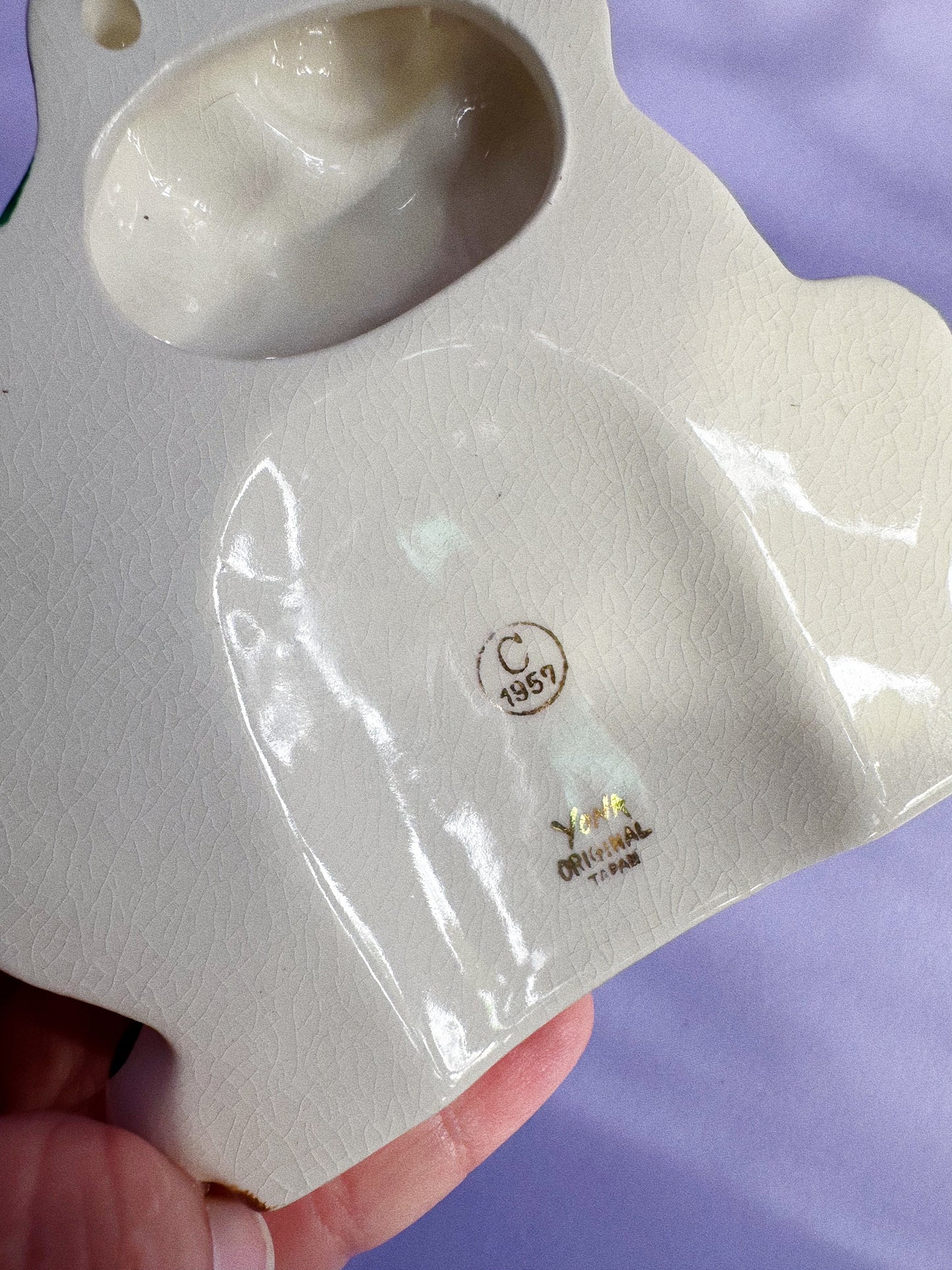 Vintage 1950s Ceramic Clown Wall Pockets