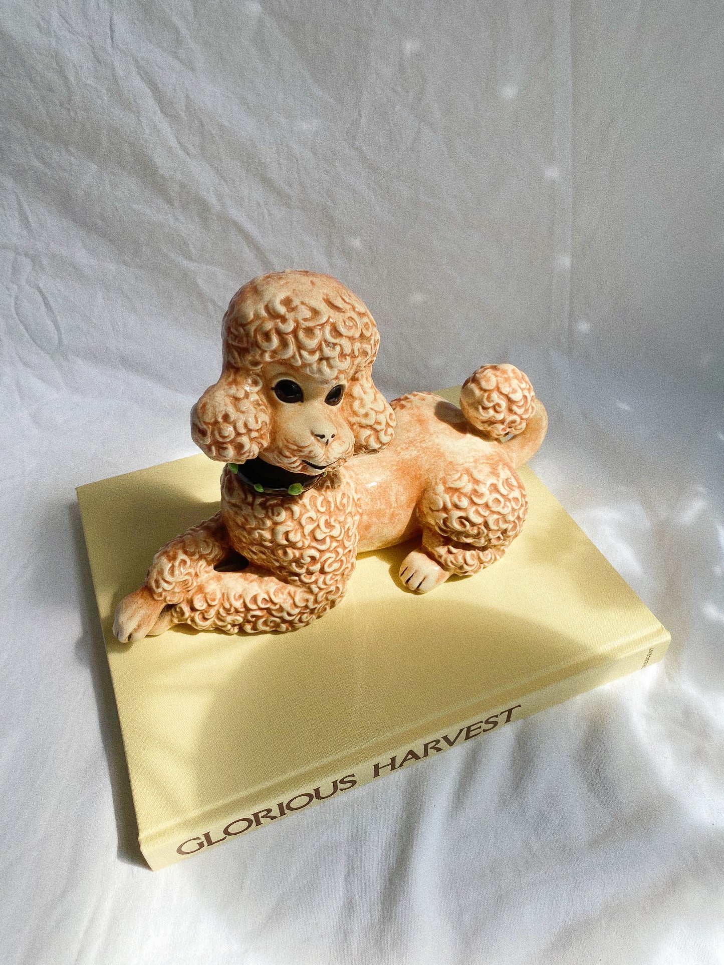 Vintage Atlantic Mold Ceramic Poodle Sculpture