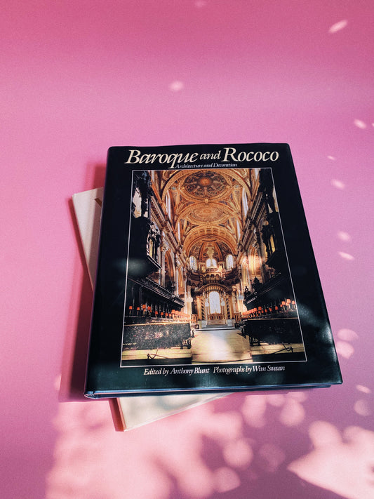 Vintage 1978 Baroque & Rococo Hardcover Coffee Table Book