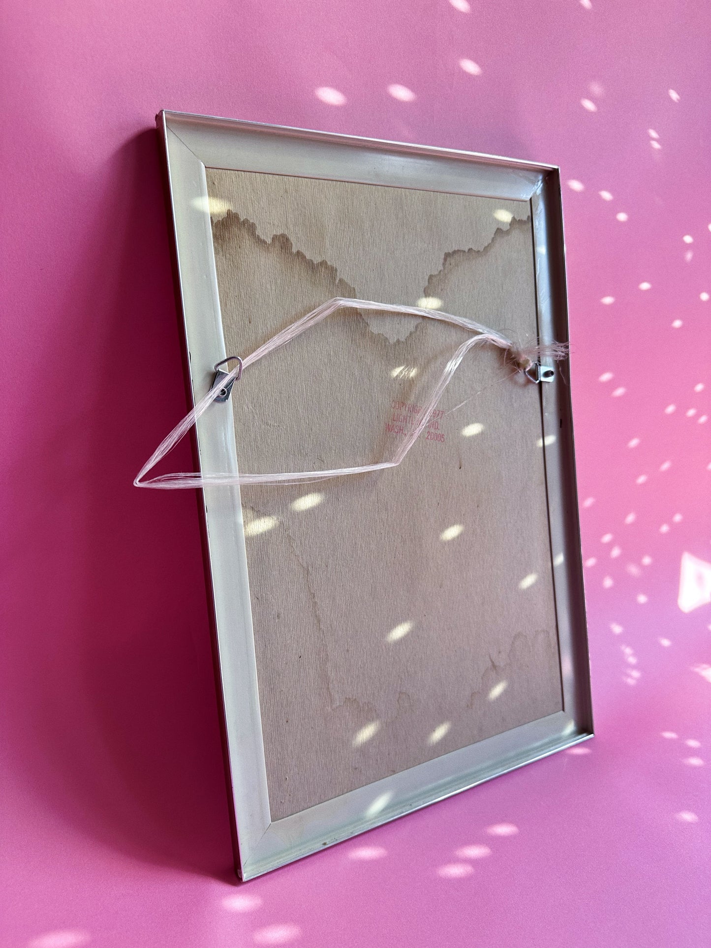 Vintage 1977 Virgo Retro Mirror