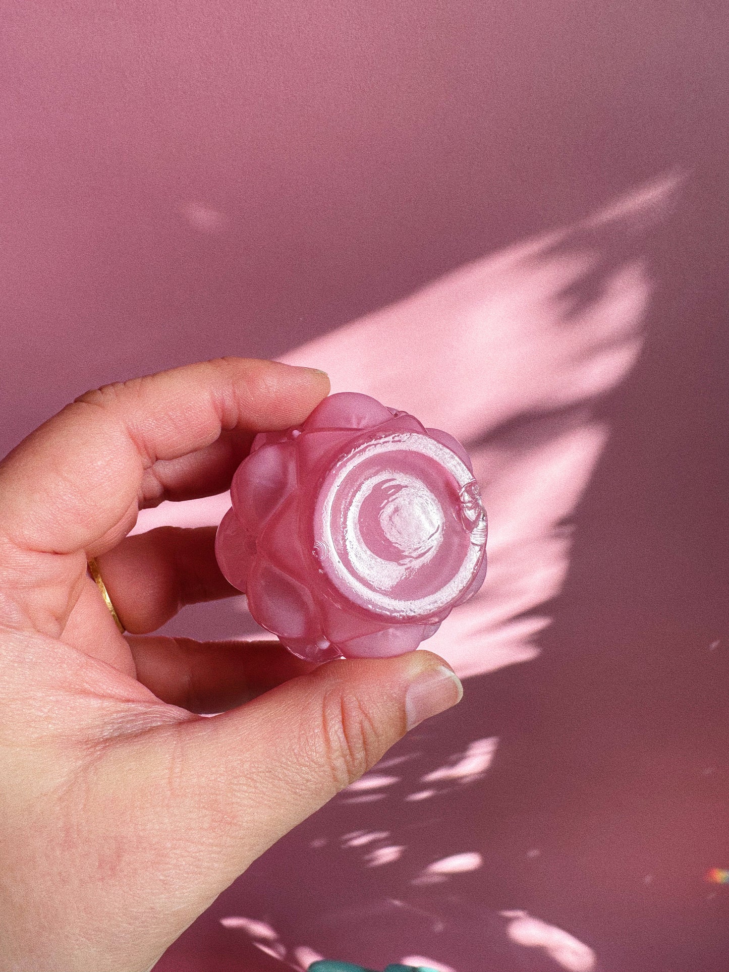 EAPG Condiment Set Pink Bulging Petal Consolidated Lamp & Glass Co. 1895