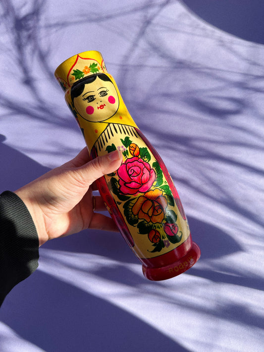 Millennium Rodnik Vodka Bottle Matryoshka - Made in Russia