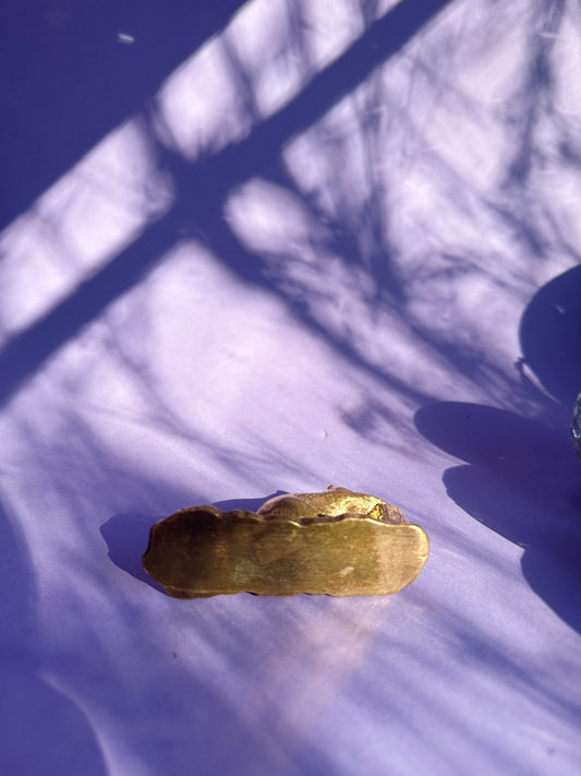 Vintage Brass Beaver Sculpture
