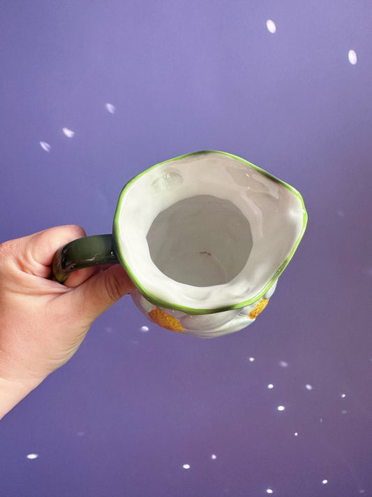 Vintage Ceramic Daisy Teleflora Pitcher