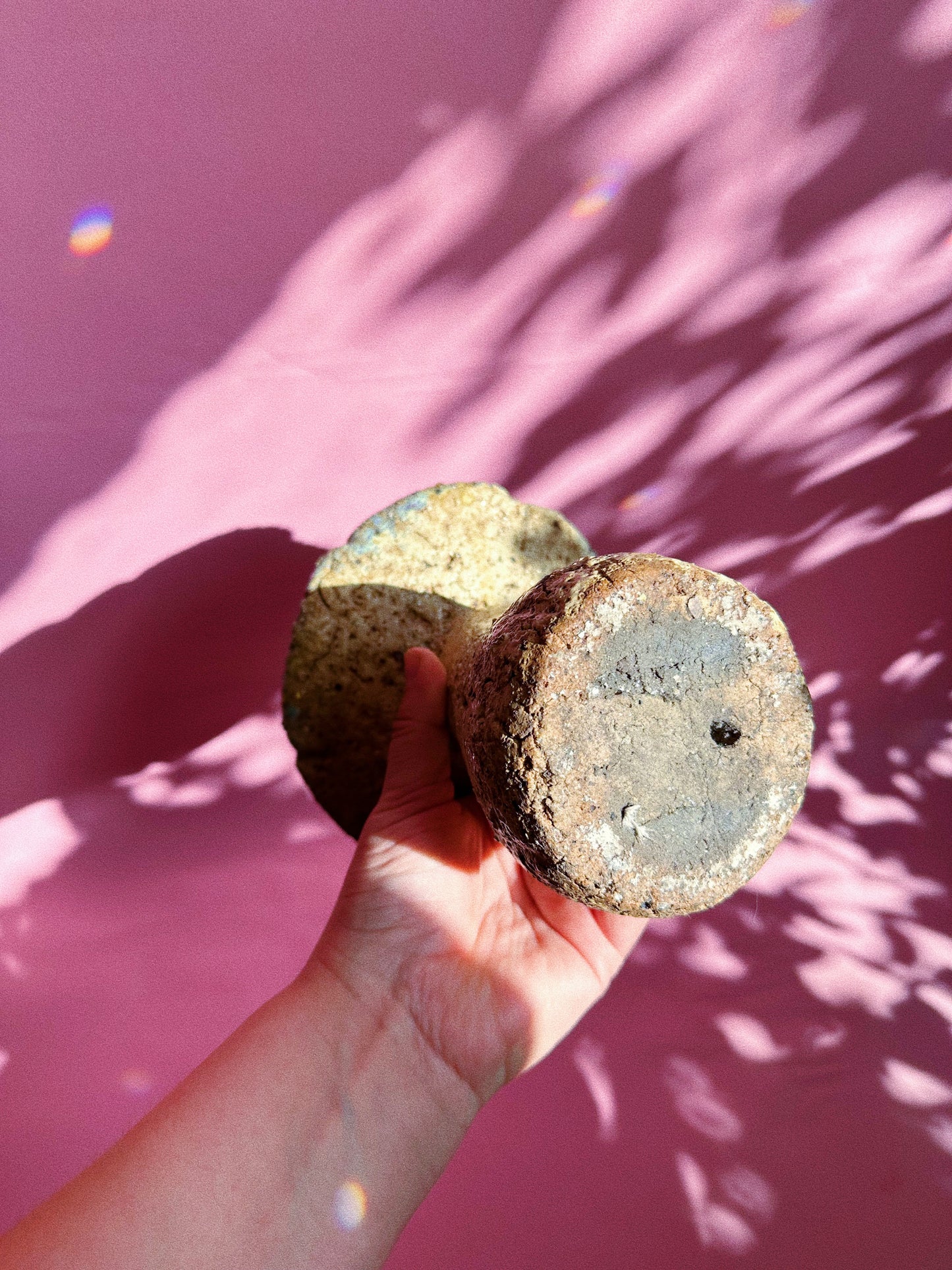 Vintage Heavy Stone Mushroom Sculpture