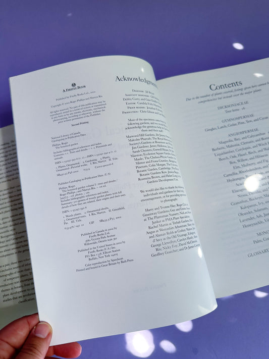 The Botanical Garden Trees & Shrubs Hardcover Coffee Table Book