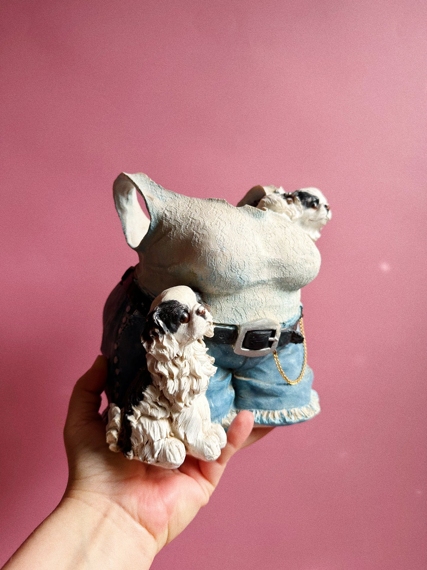 Fun Unglazed Ceramic Body Planter