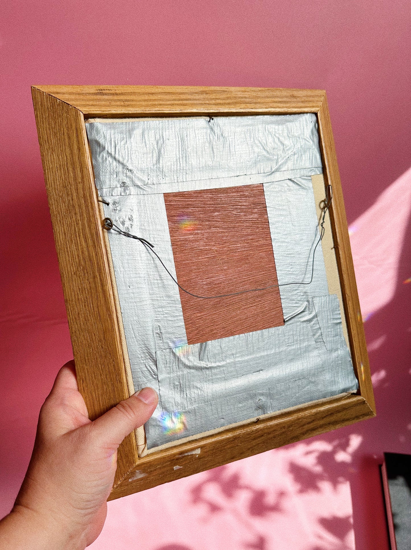 Vintage Monkey Framed Embroidered Crewel