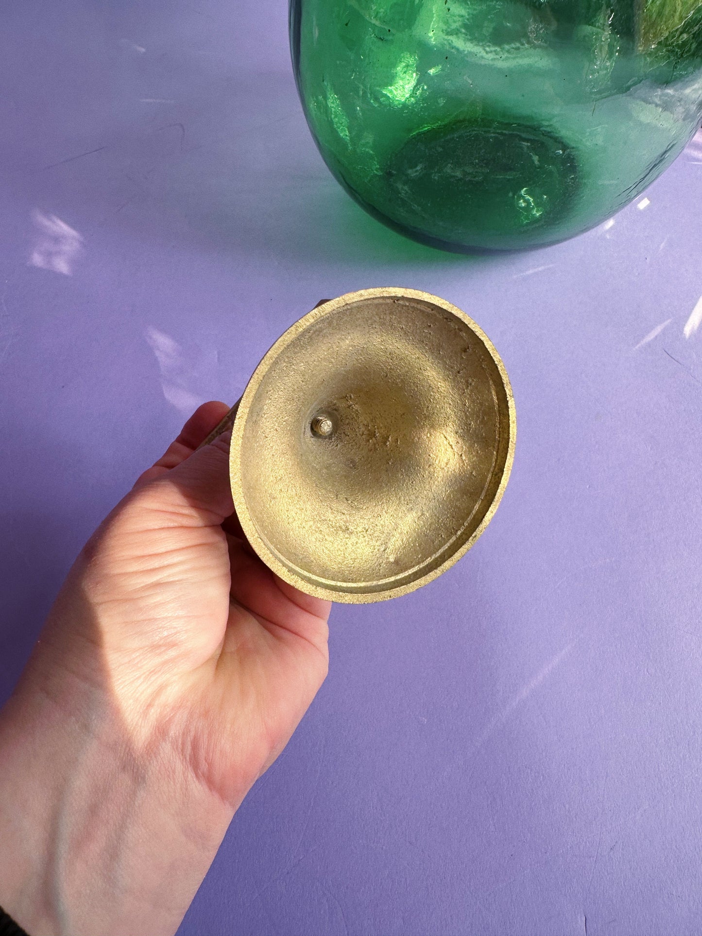 Vintage Pop Art "Thanks For Not Smoking" Brass Desk Sign