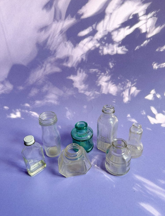 Small Vintage / Antique Apothecary Bottles