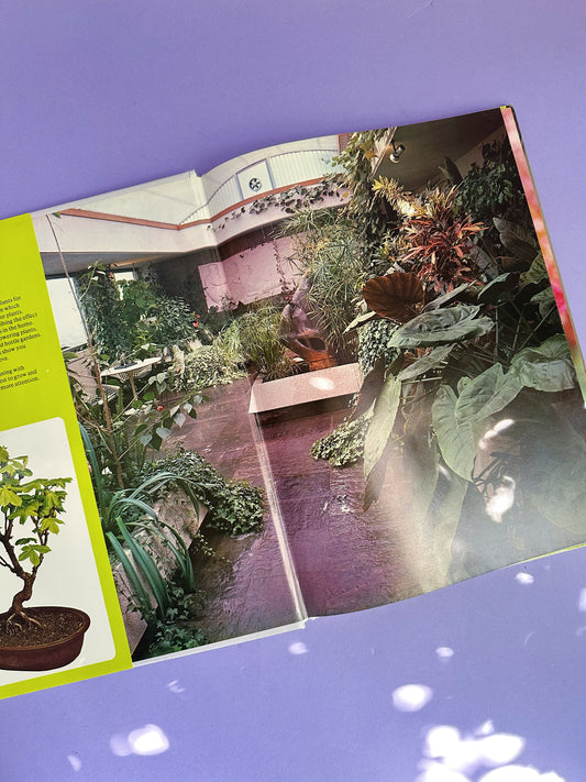 Vintage The Love of Indoor Plants Hardcover Coffee Table Book