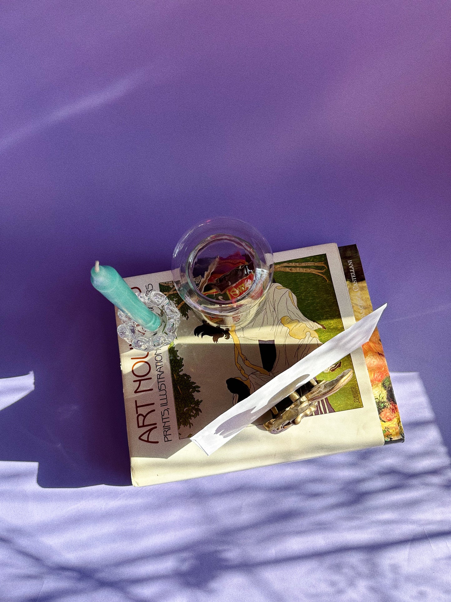 Vintage Brass Rooster Letter / Napkin Holder