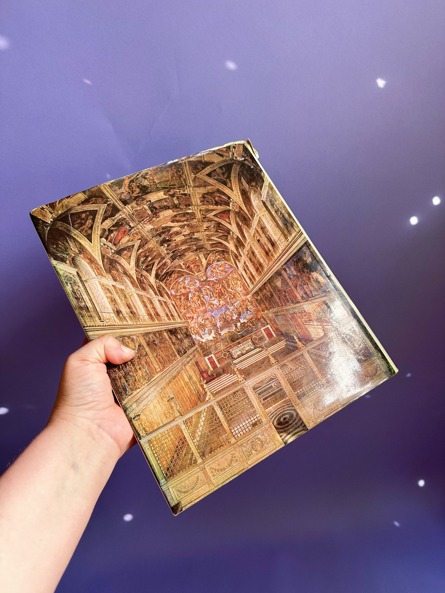 Vintage 1970s Michelangelo Hardcover Coffee Table Book