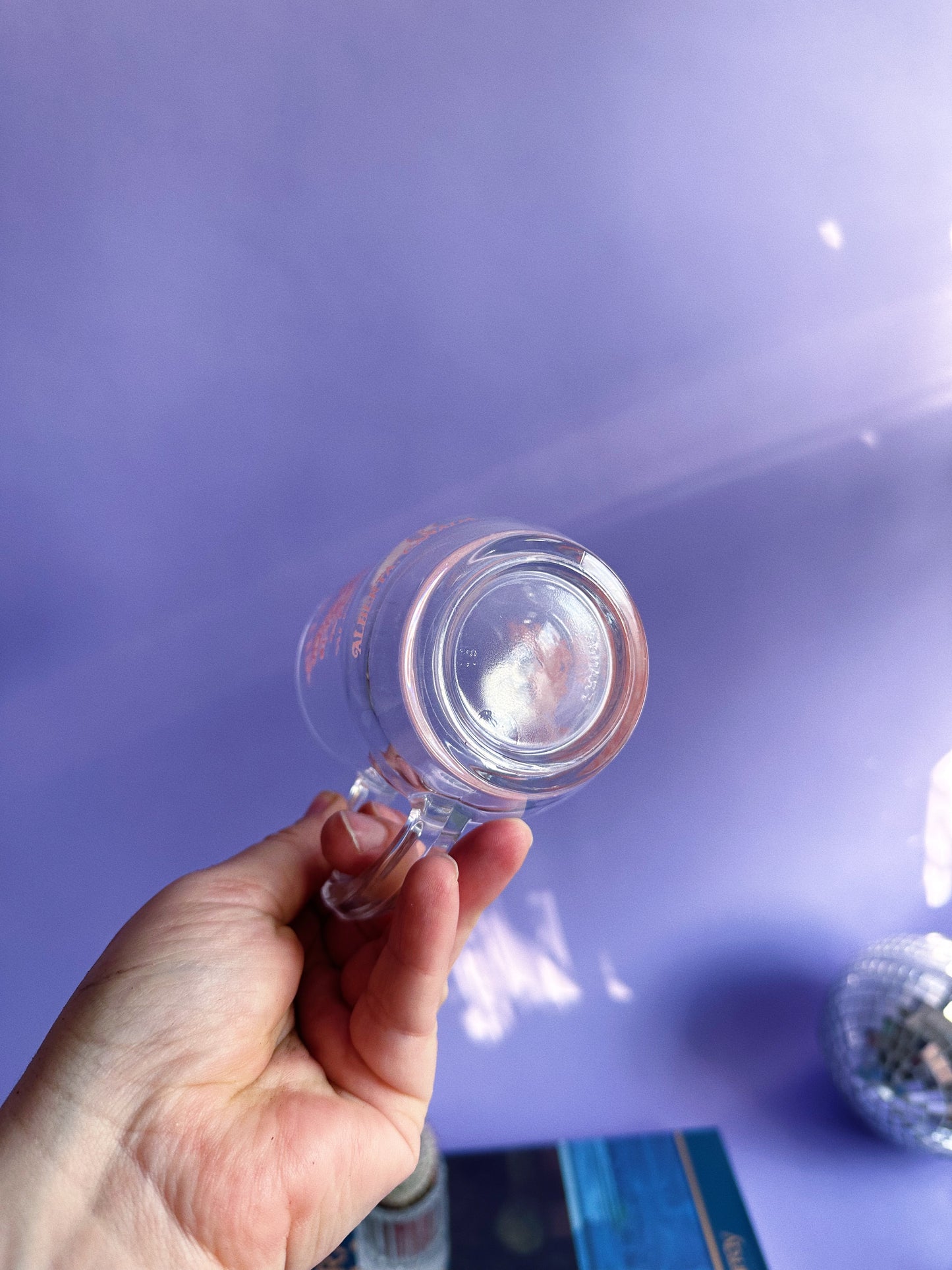 Alberta Wild Rose Glass Mug