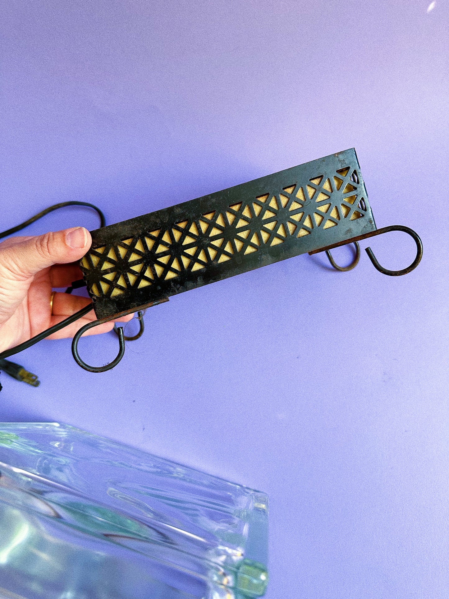 Vintage Glass Tile Table Lamp