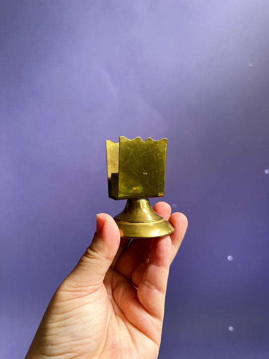 Antique Brass Matchbook Holder