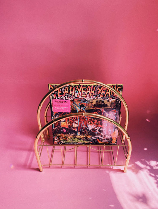 Vintage Brassy Magazine / Book / Vinyl Rack