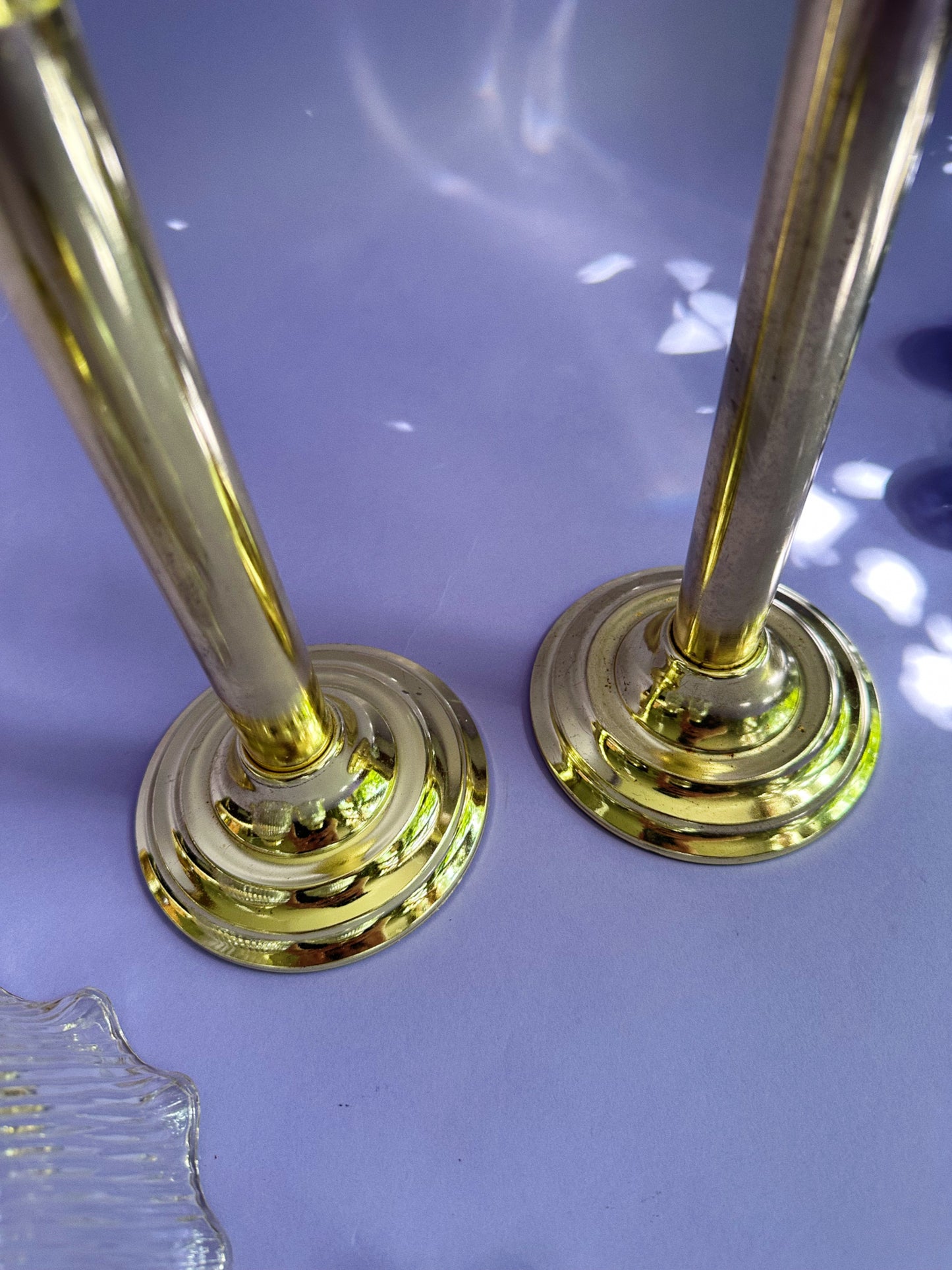 PartyLite Library Lamp P0126 (like Gaslight) Utility Candle Holder Spring Loaded