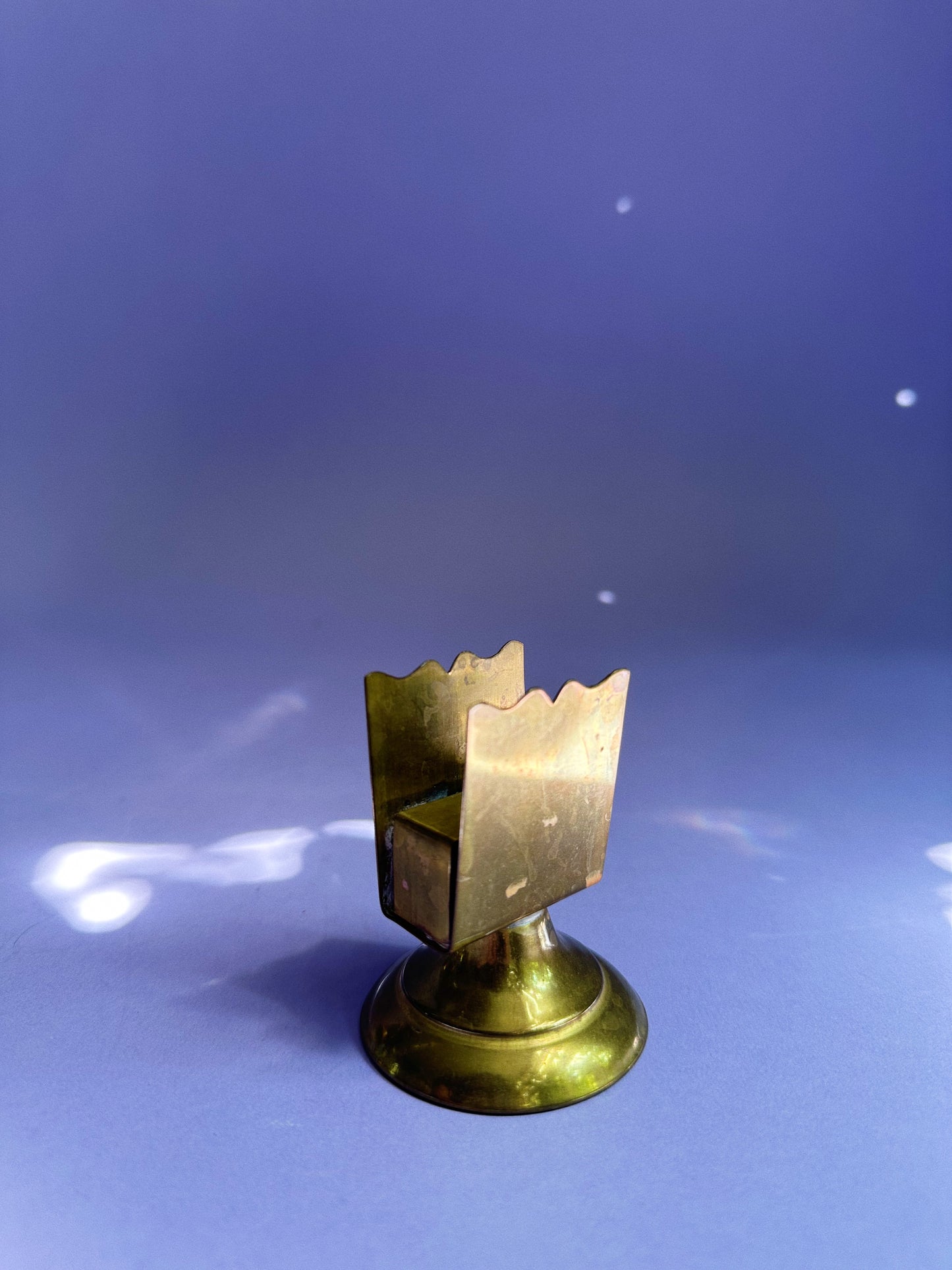 Antique Brass Matchbook Holder