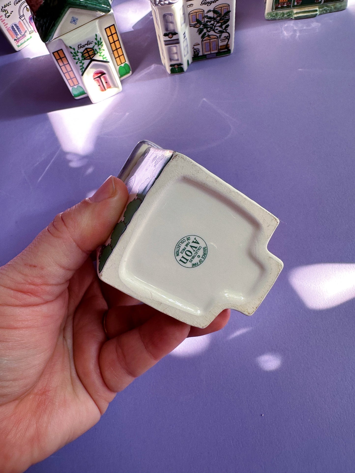 Vintage Avon Spice Village Houses Victorian