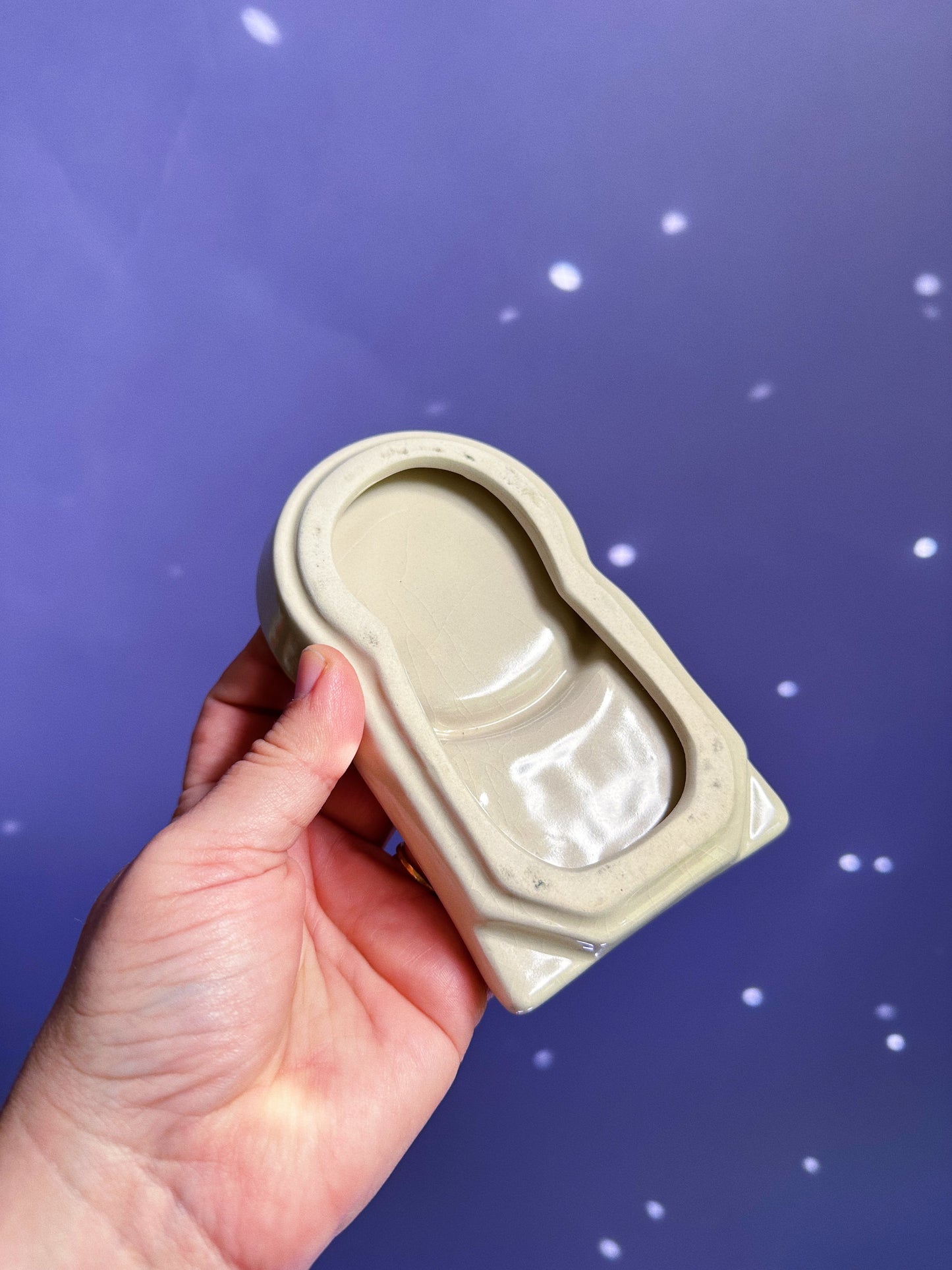 Vintage Ceramic Smoke N Sip Tray