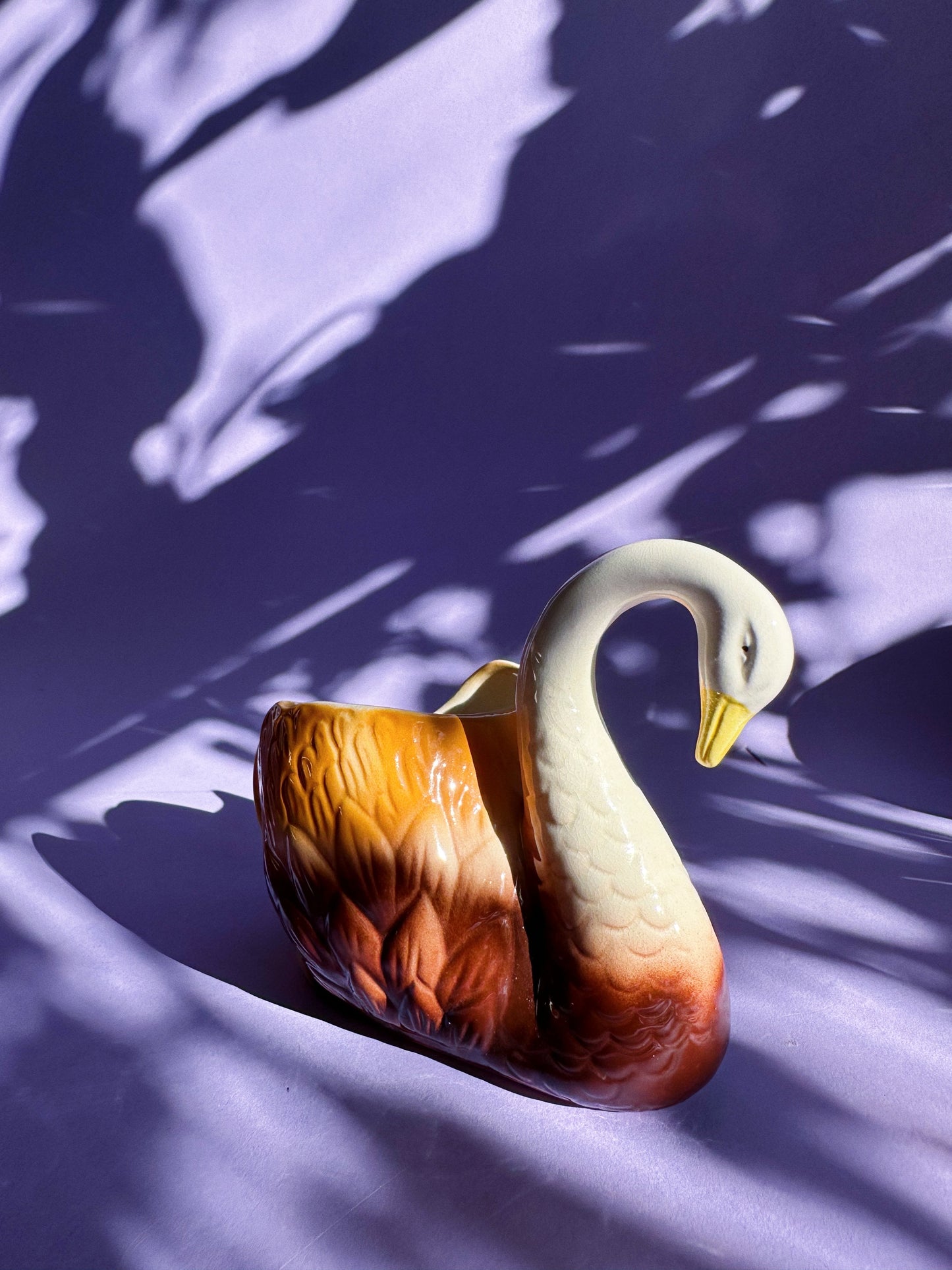 Vintage Porcelain Ceramic Swan Made in England