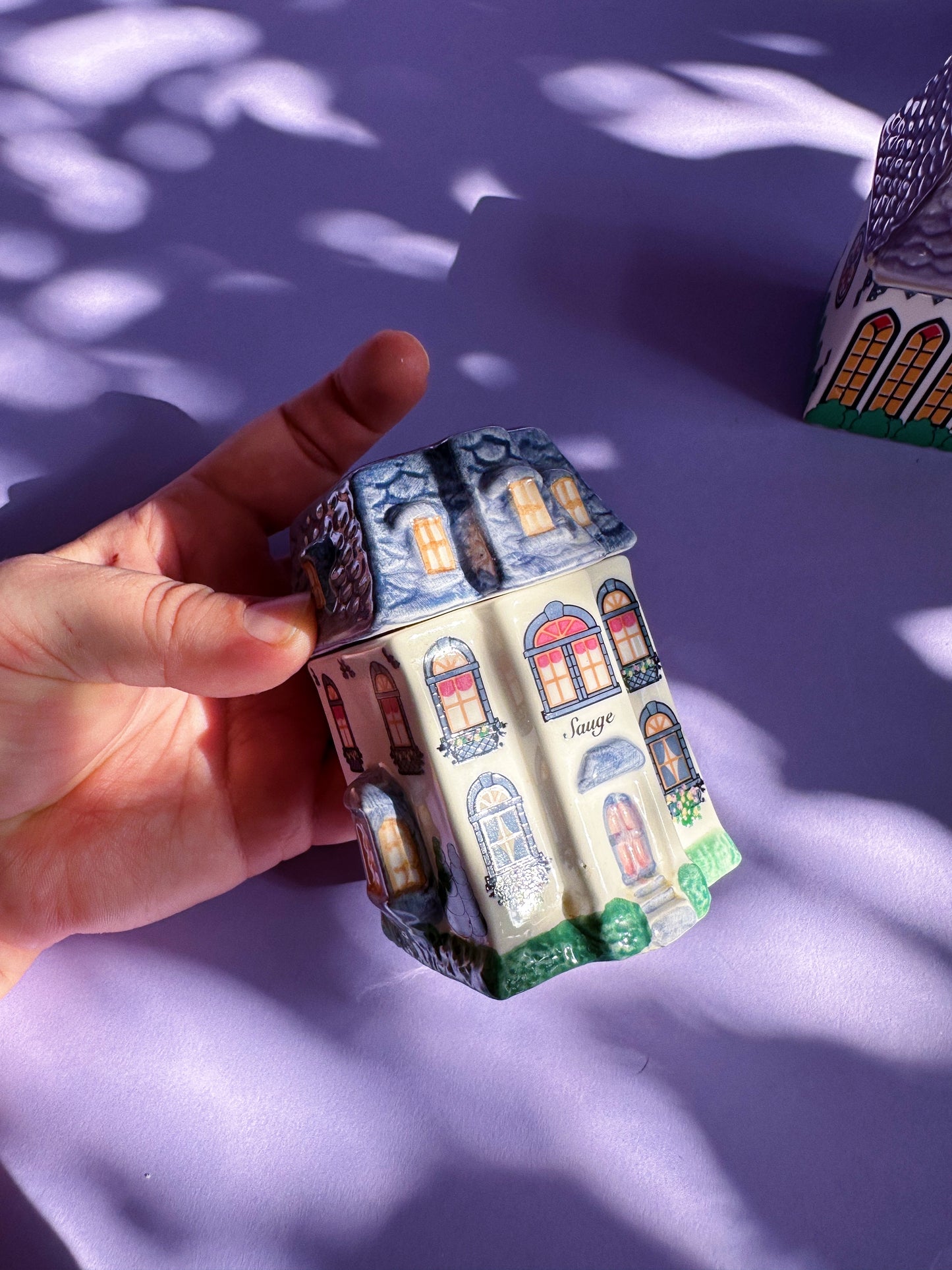 Vintage Avon Spice Village Houses Victorian