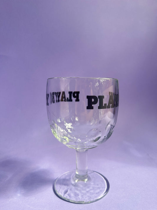 Vintage Playboy Glass Stemware
