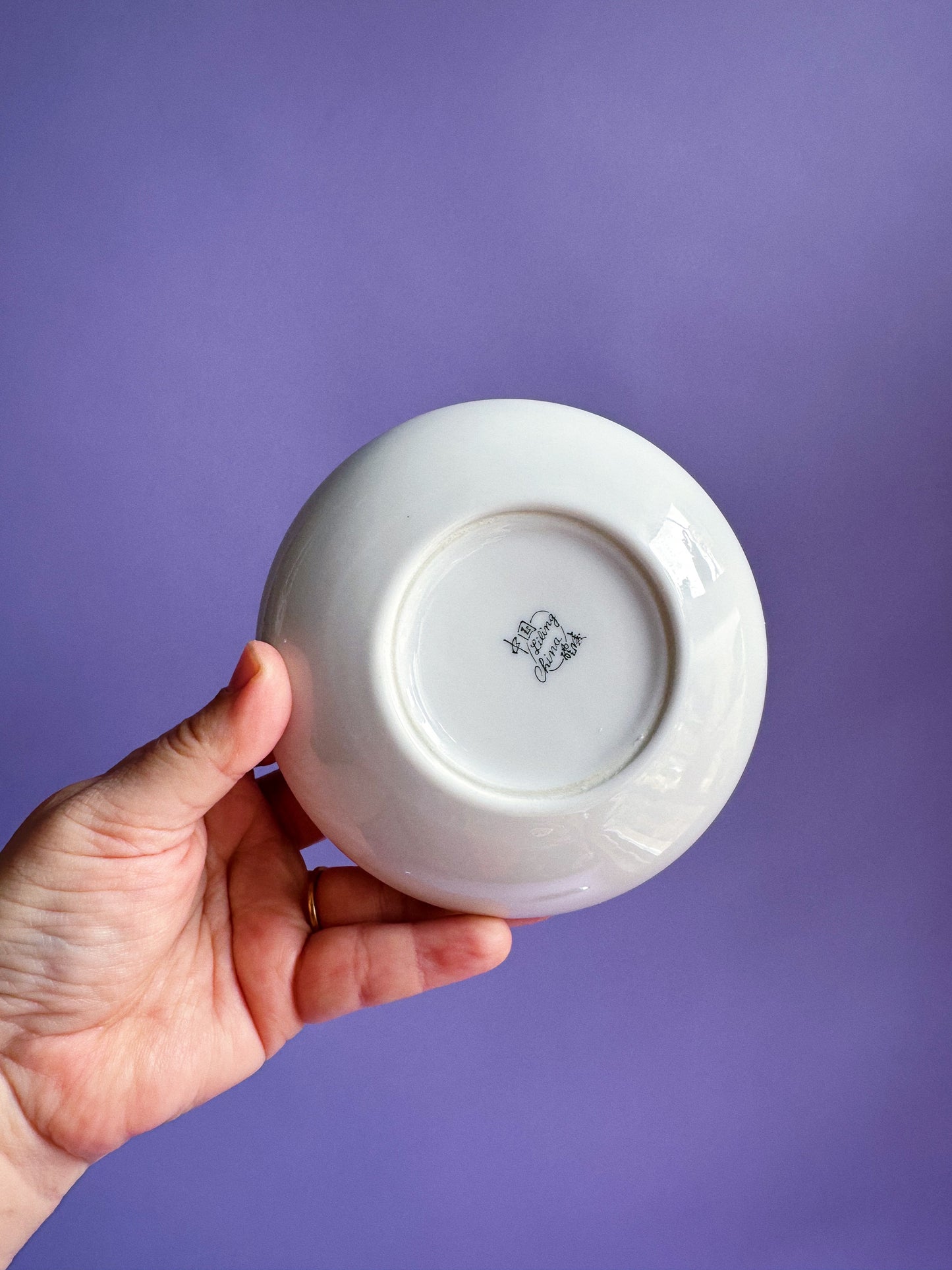 Sweet Vintage Liling Pink Floral Ashtray