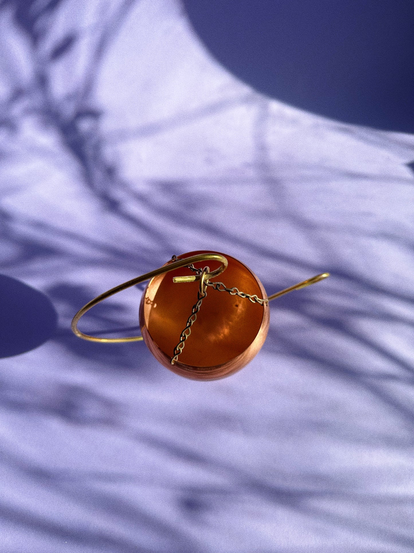 Vintage 1970s Coppercraft Votive / Succulent / Plant Holder Brass Stand