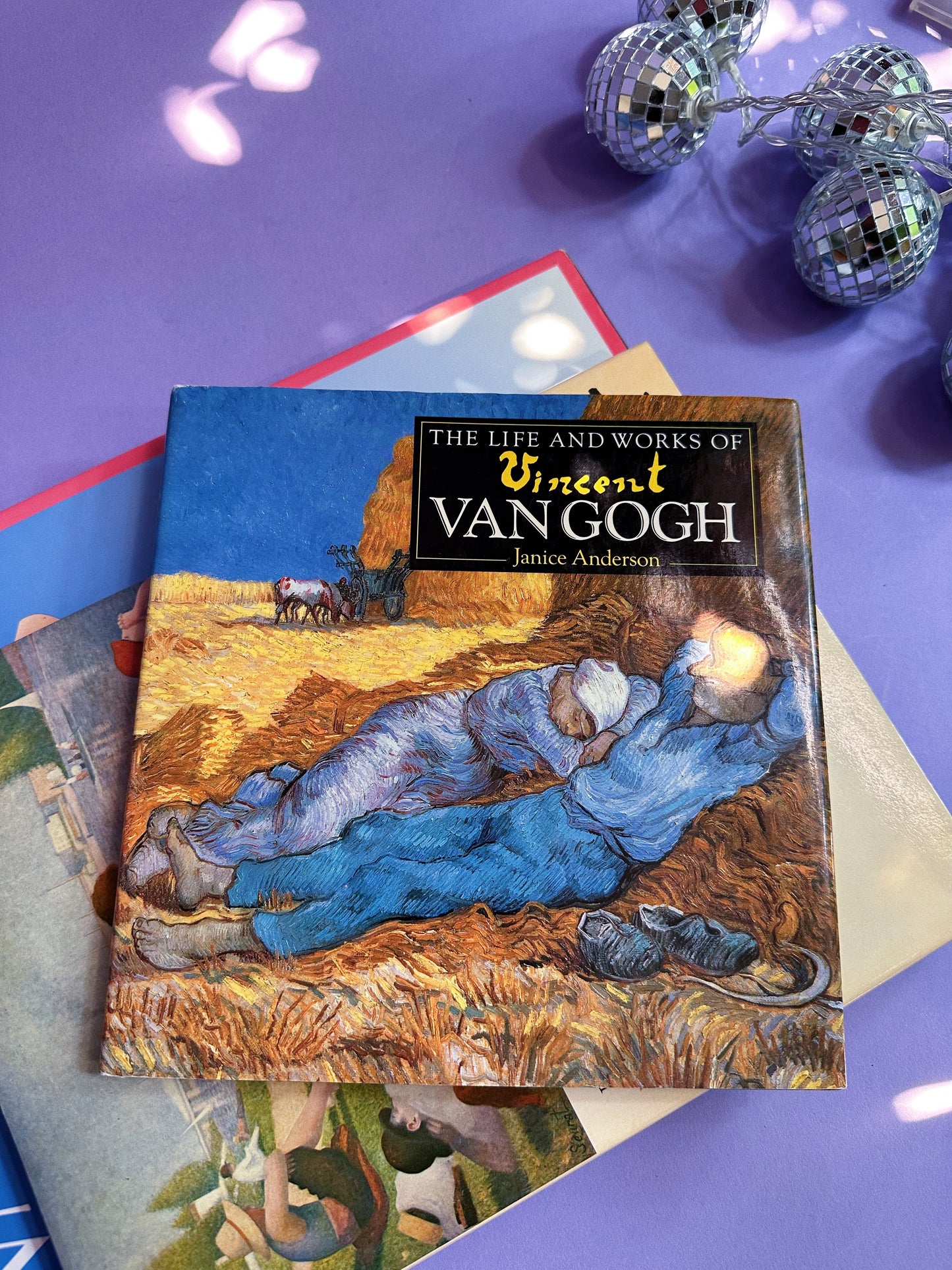 Vintage Life & Works Of Picasso & Van Gogh Square Collectable Hardcover Books