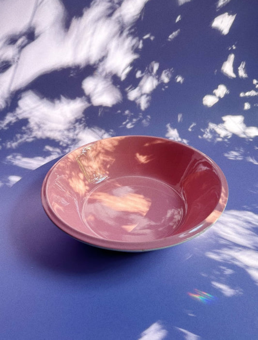 Mikasa Pink Pink Vintage Ceramic Serving Bowl