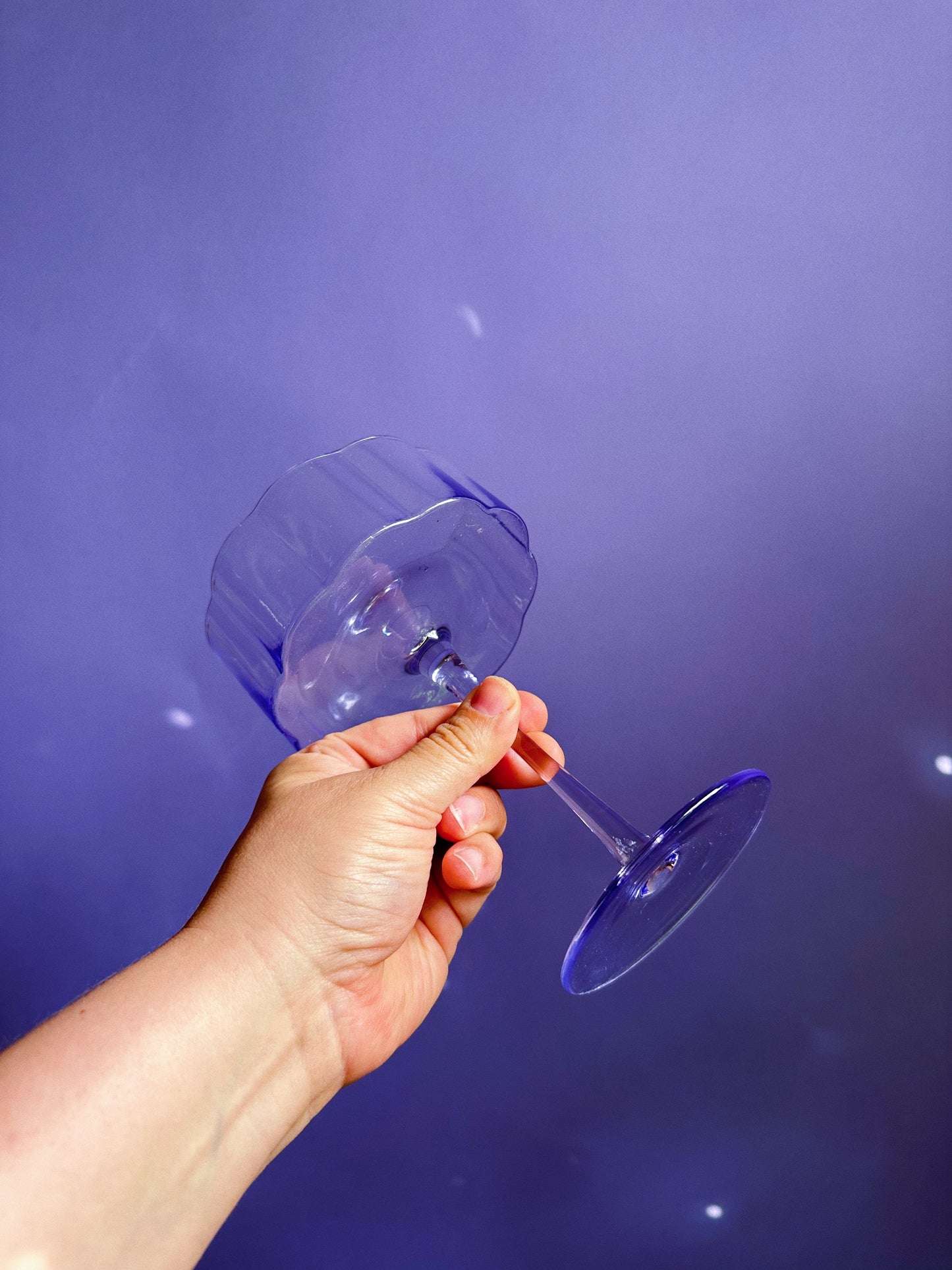 Purple Glass Large Coupes