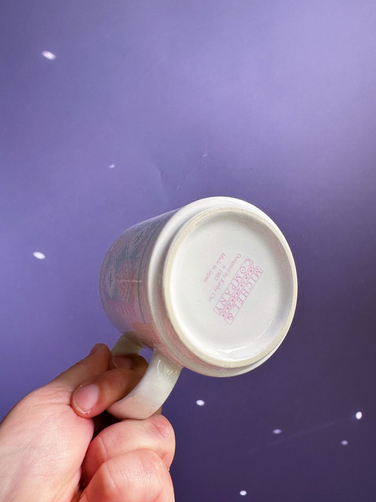 Vintage Michel & Company 1980s Ceramic Mug