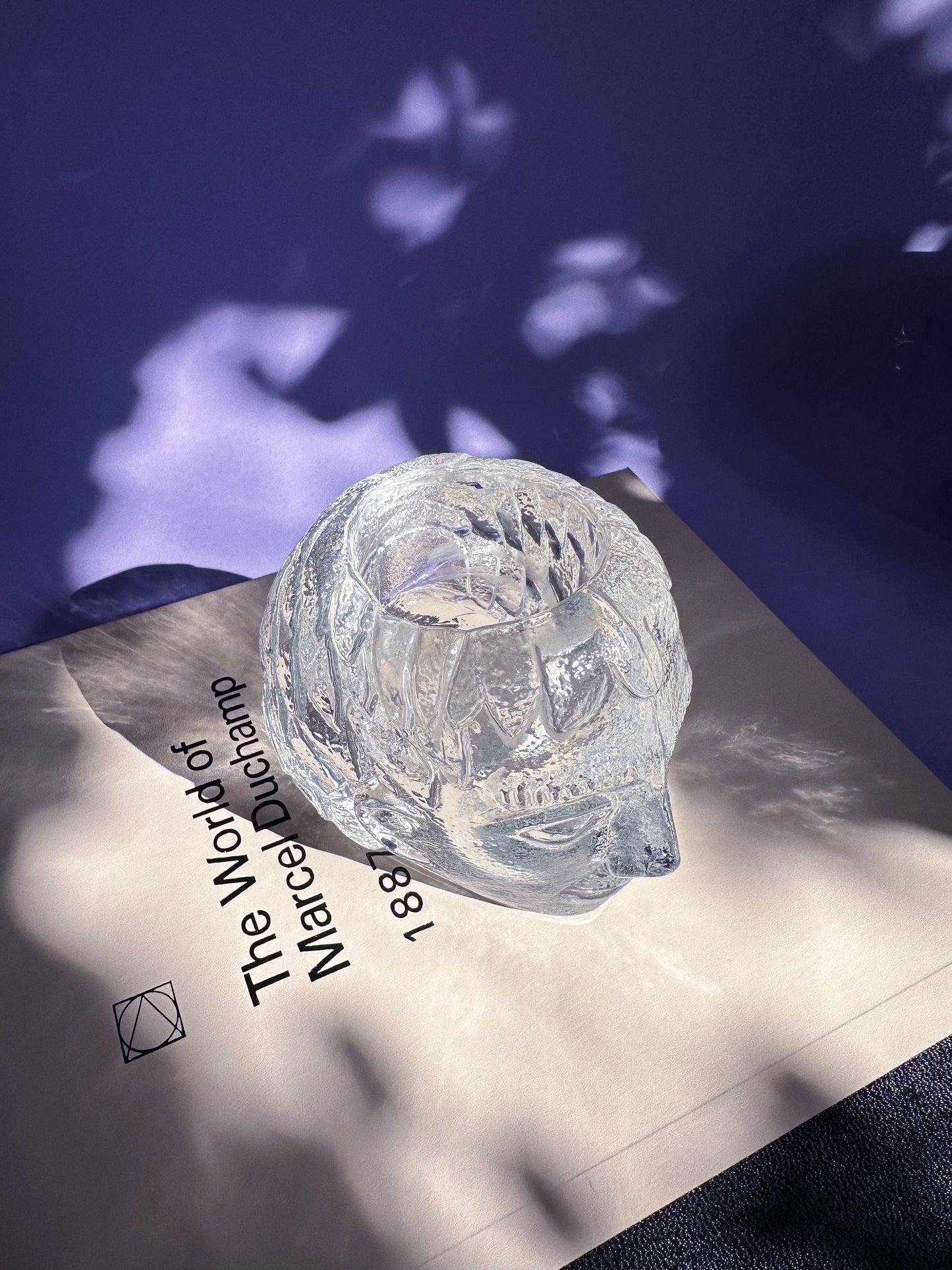 Vintage Kosta Boda Art Glass Head Candle Holder Designed by Bertil Vallien