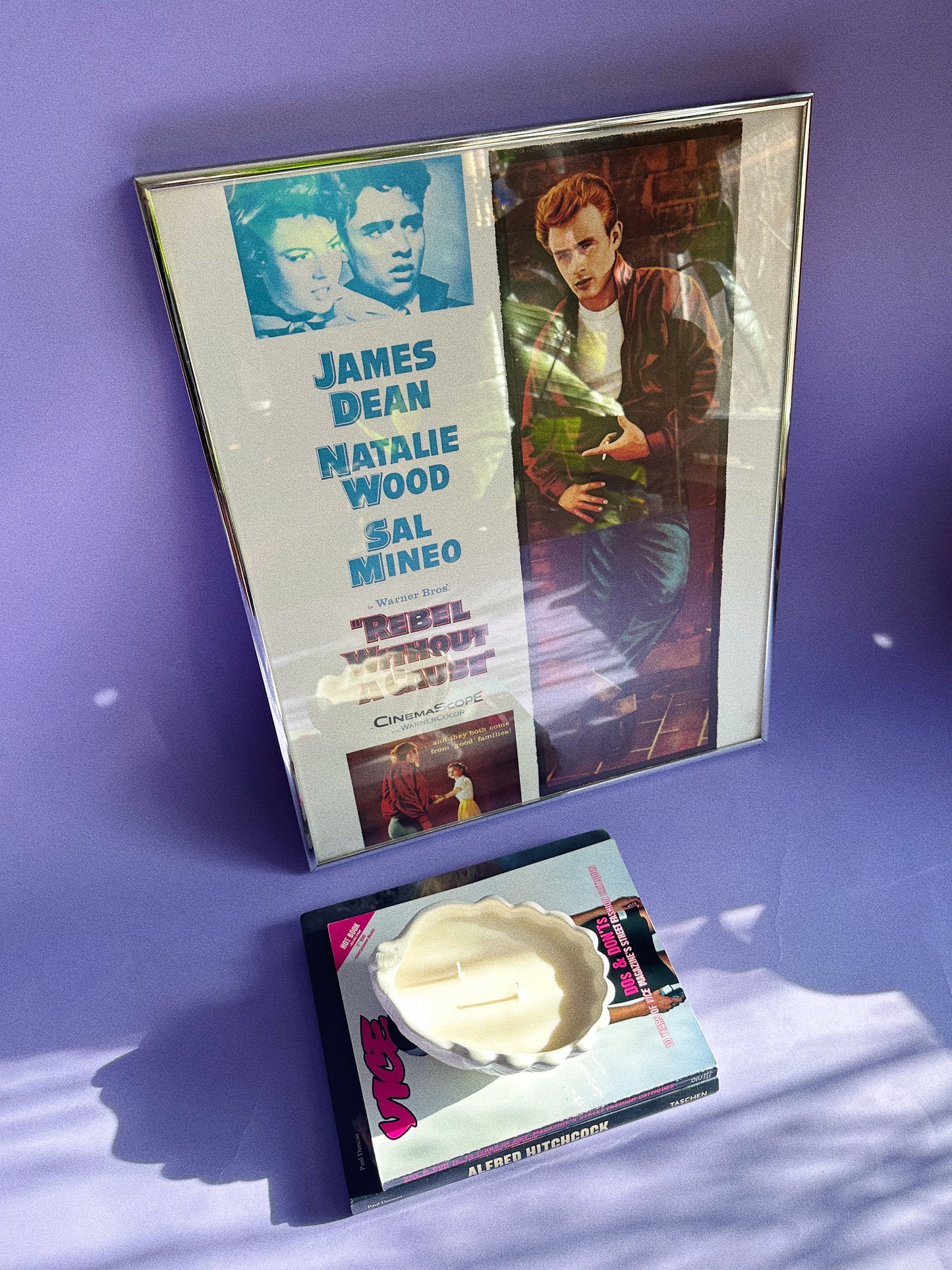 Vintage Rebel Without A Cause James Dean Framed Print