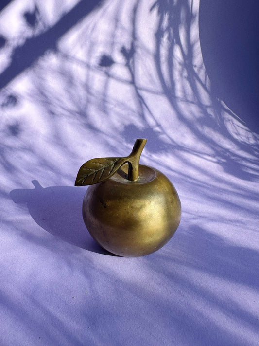 Vintage Solid Brass Apple Bell