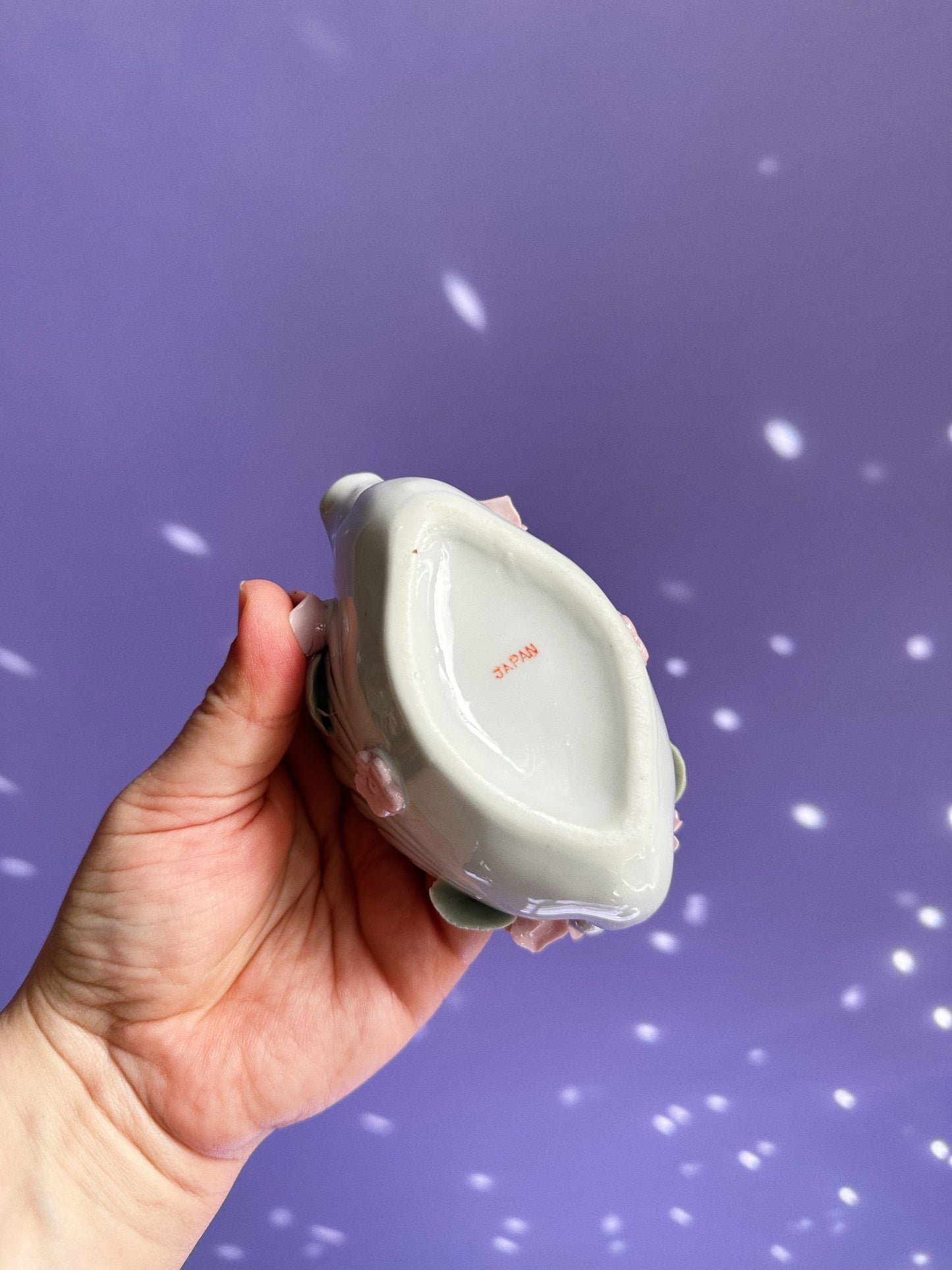 Vintage Porcelain Swan Ashtray