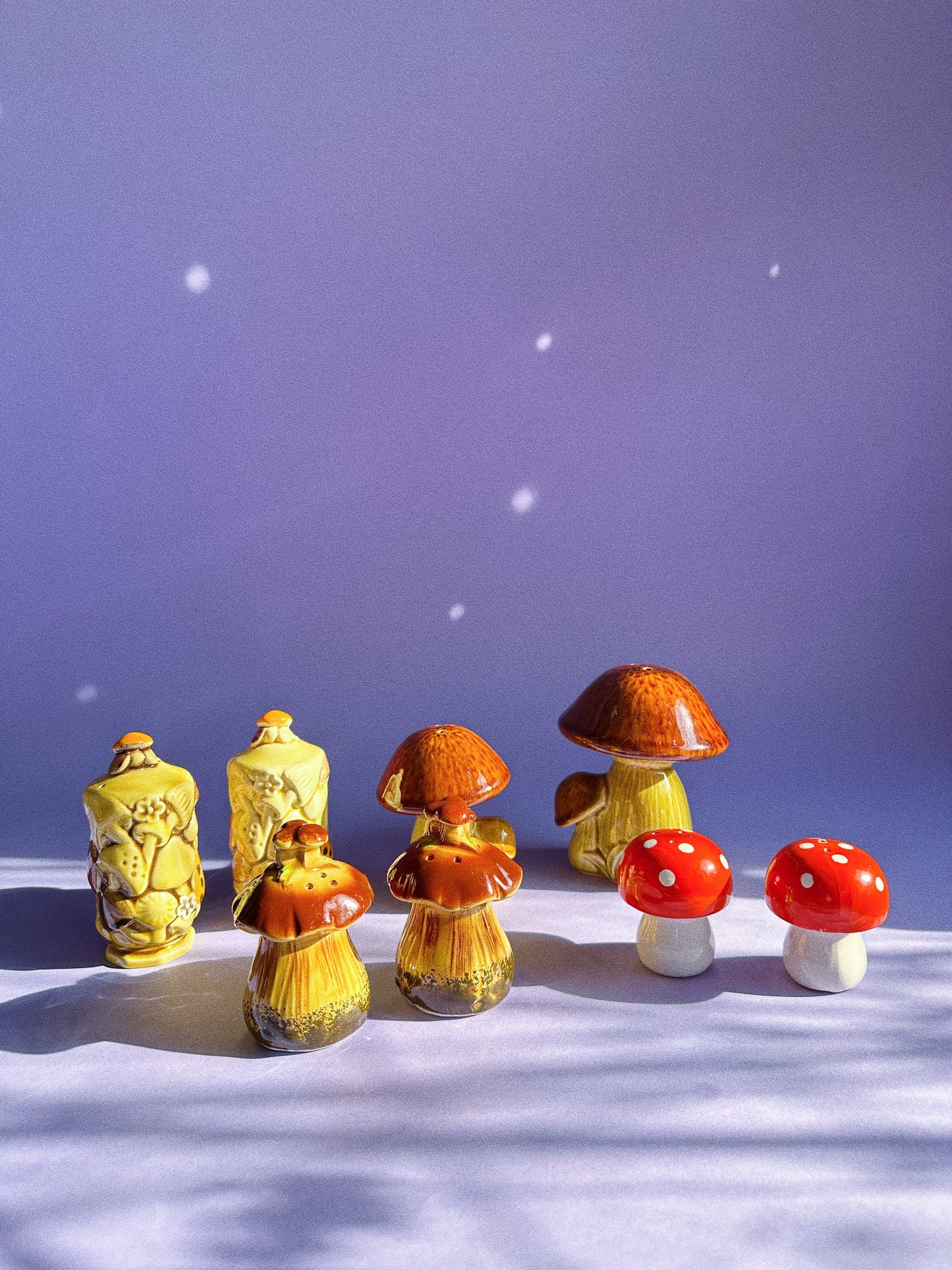 Vintage Mushroom Salt & Pepper Shakers