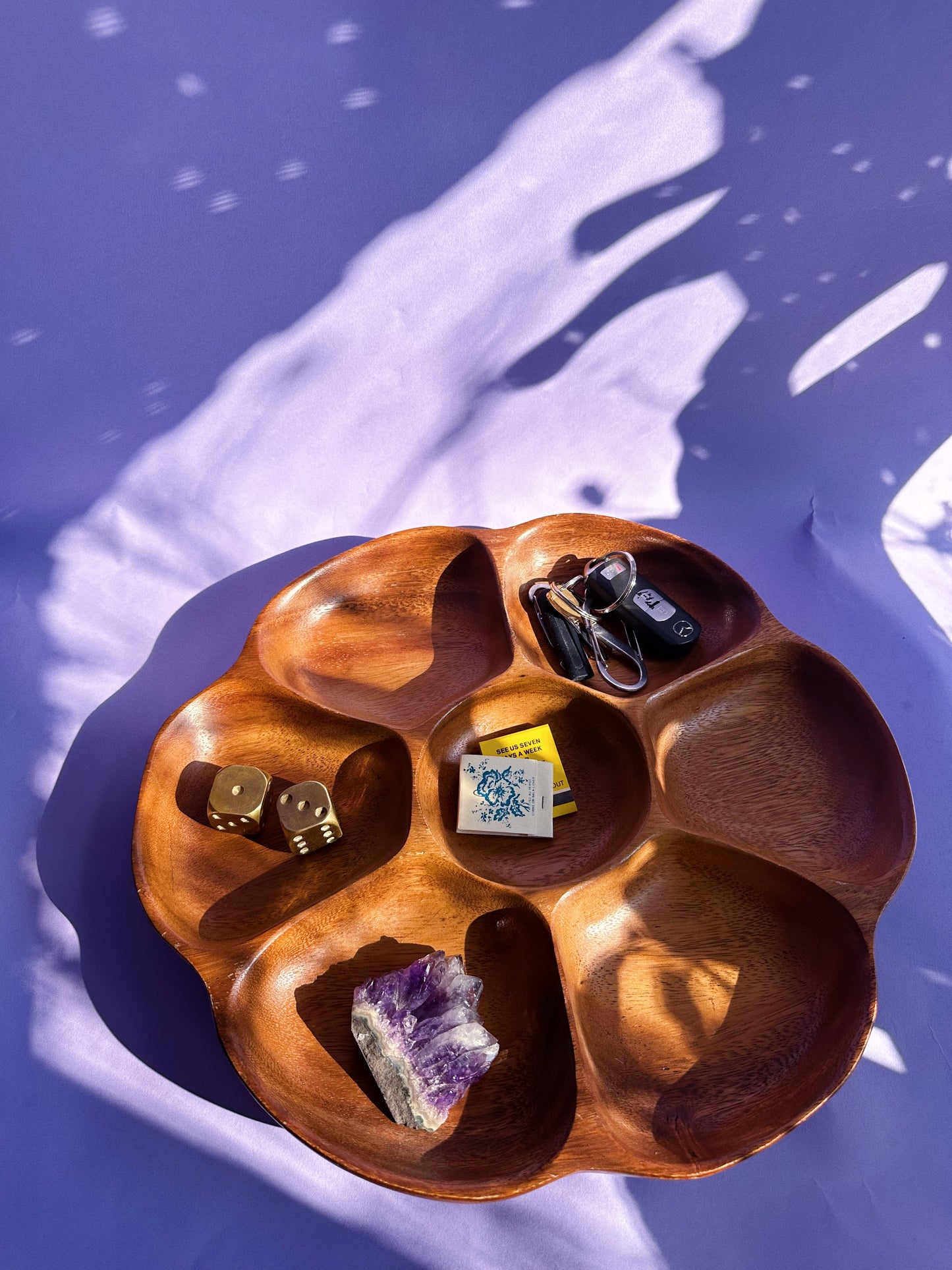 Gorgeous Vintage Wooden Spinning Lazy Susan