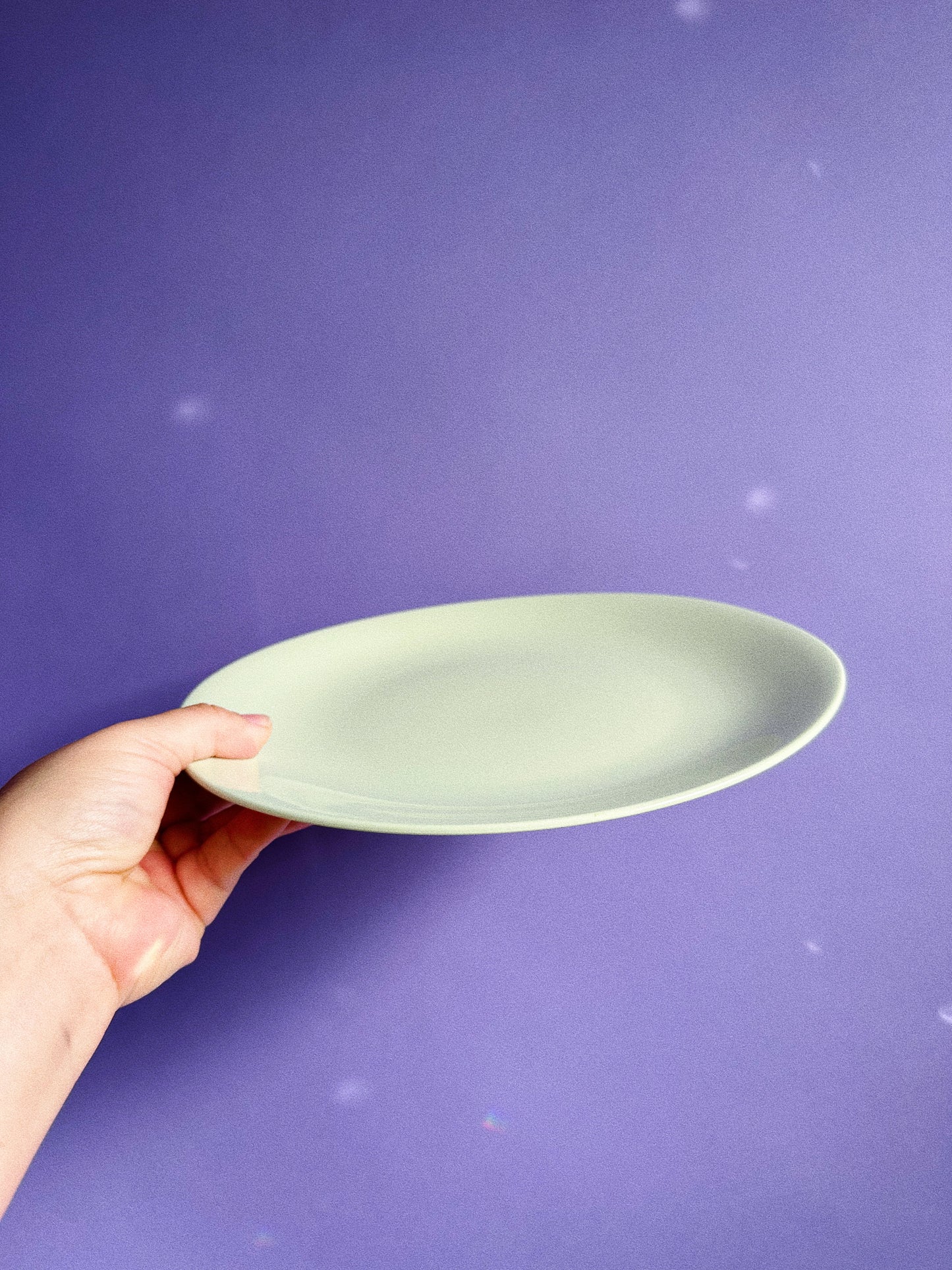 Mid Century Modern Johnson Brothers Cloud Plates, Made In England
